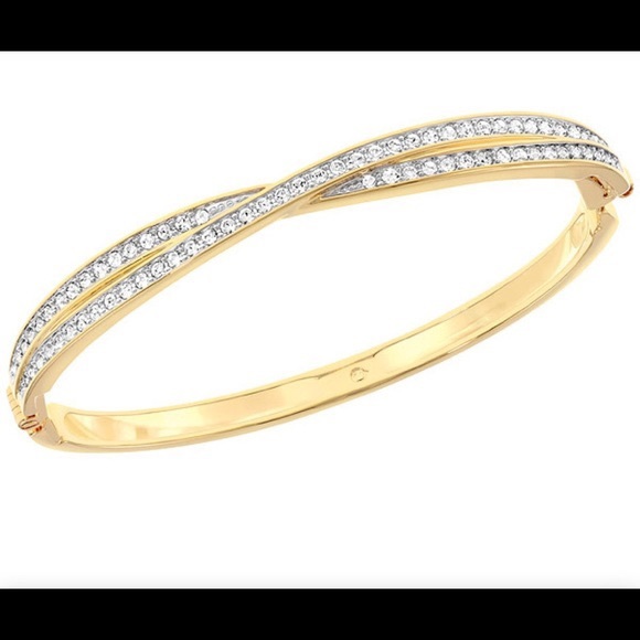Swarovski Gold Twist Bracelet - Picture 5 of 5